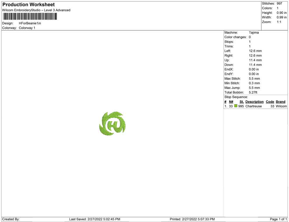 H logo (Special For Beanie)