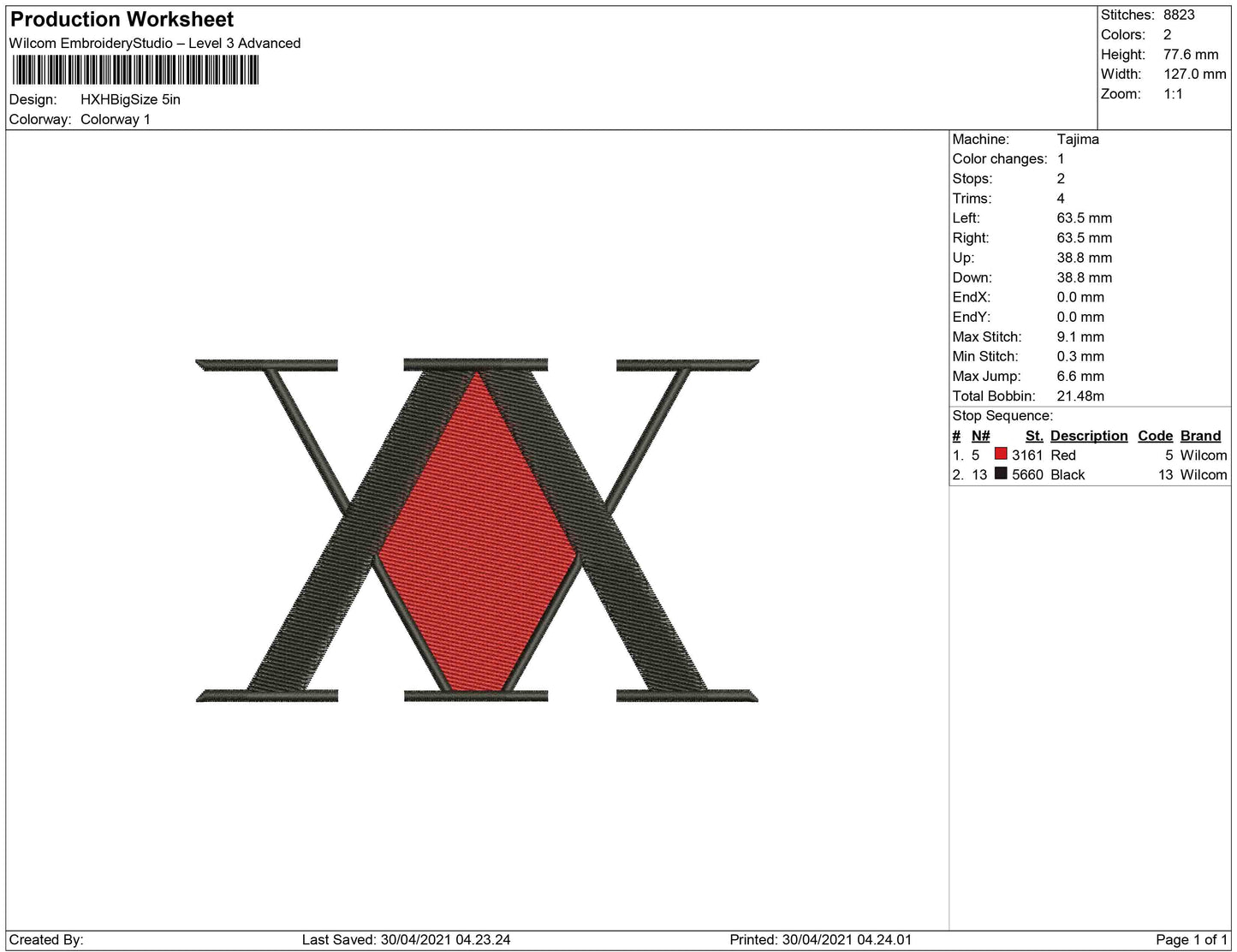 HXH Big Size