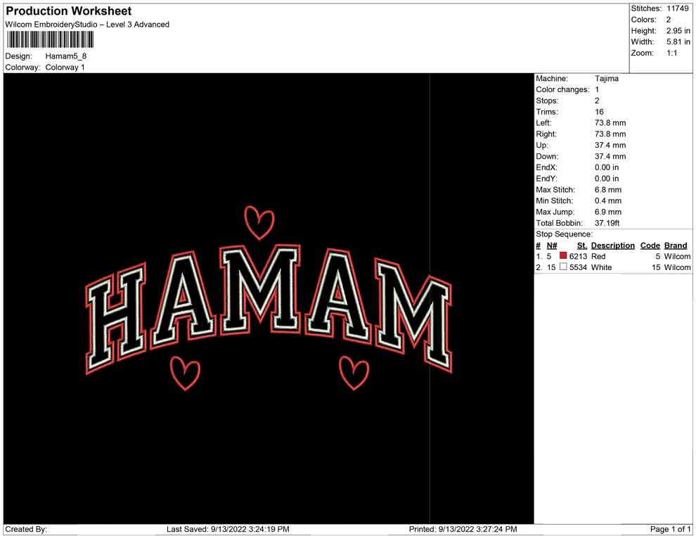hamam typo