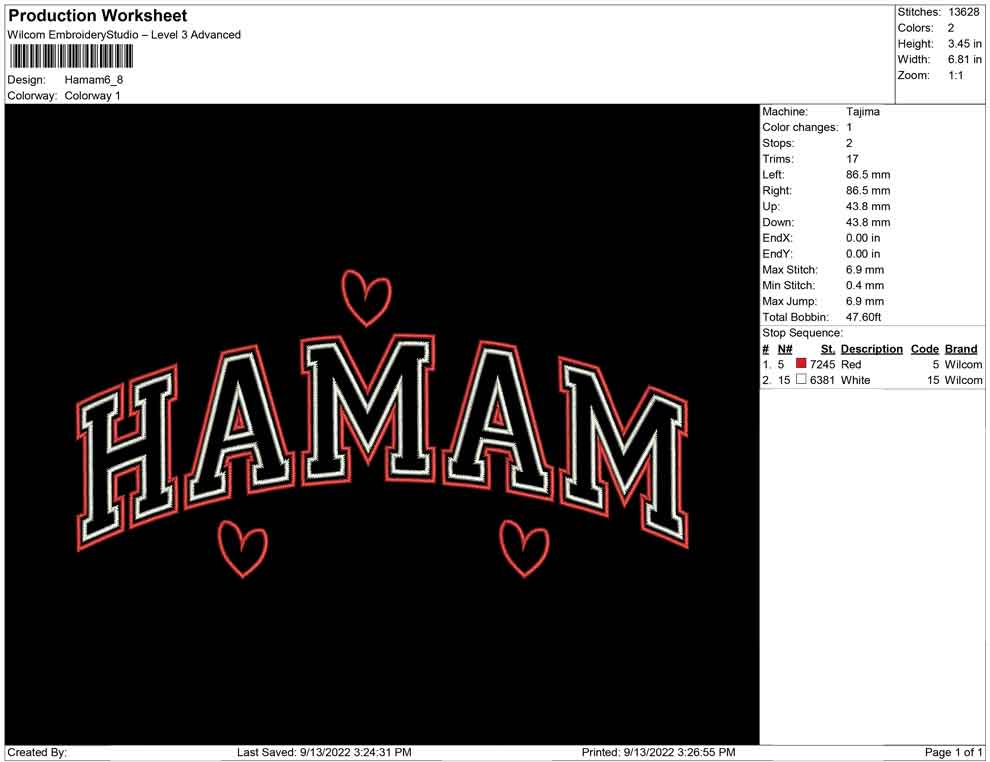 hamam typo
