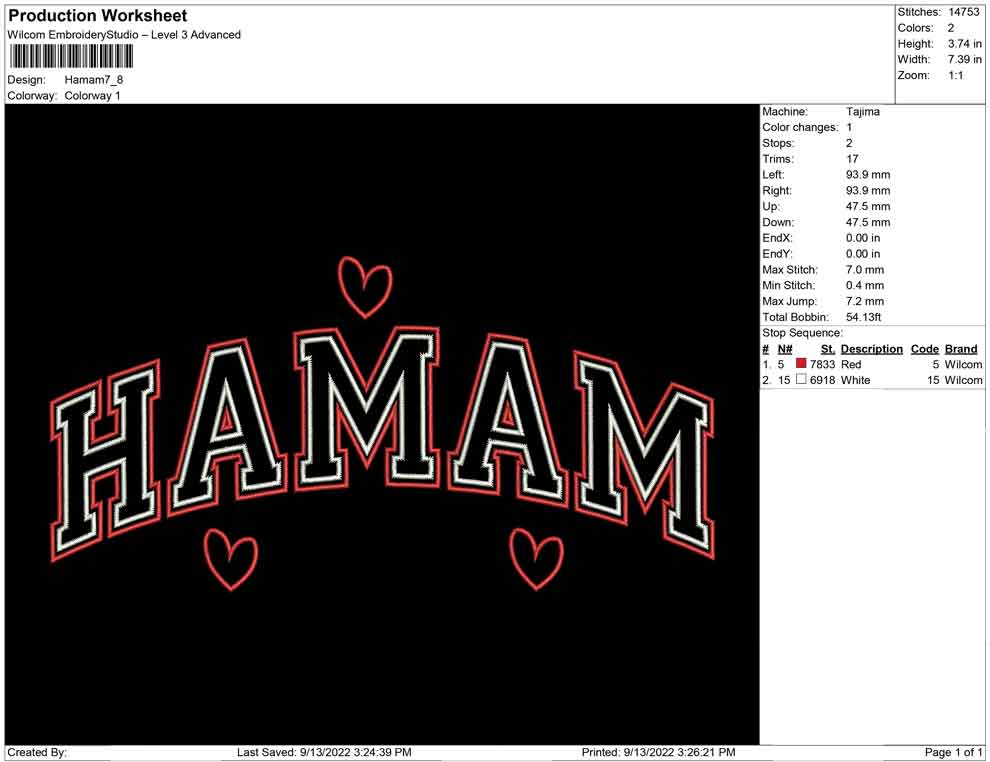 hamam typo