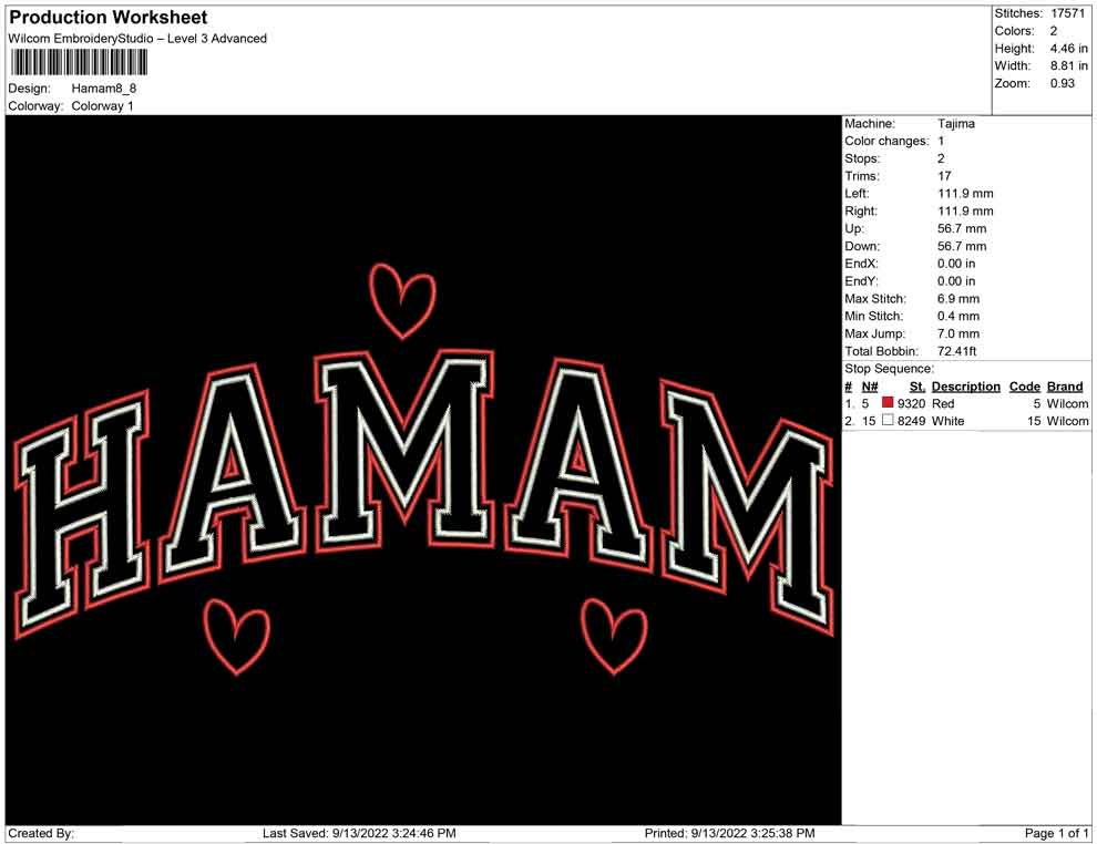 hamam typo