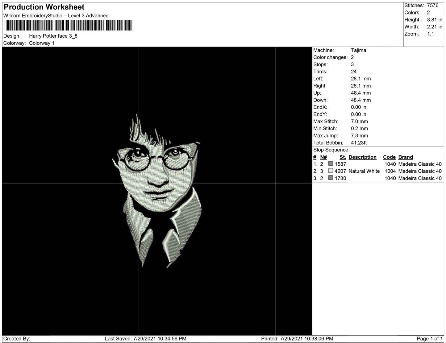 Harry Potter face