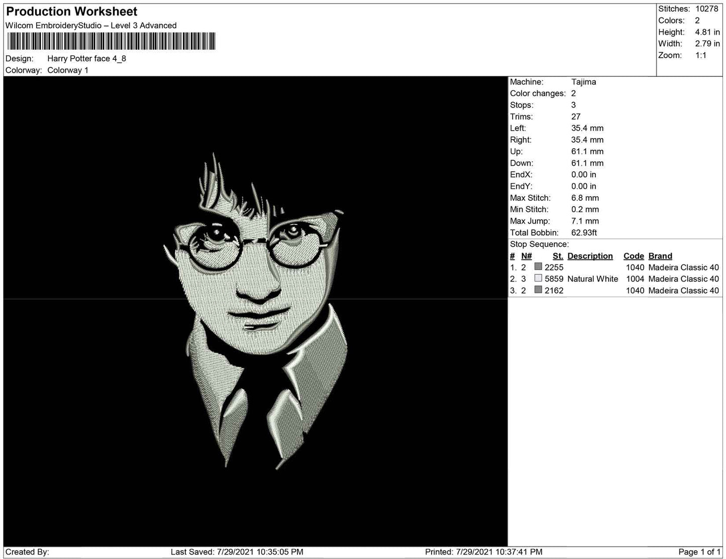 Harry Potter face