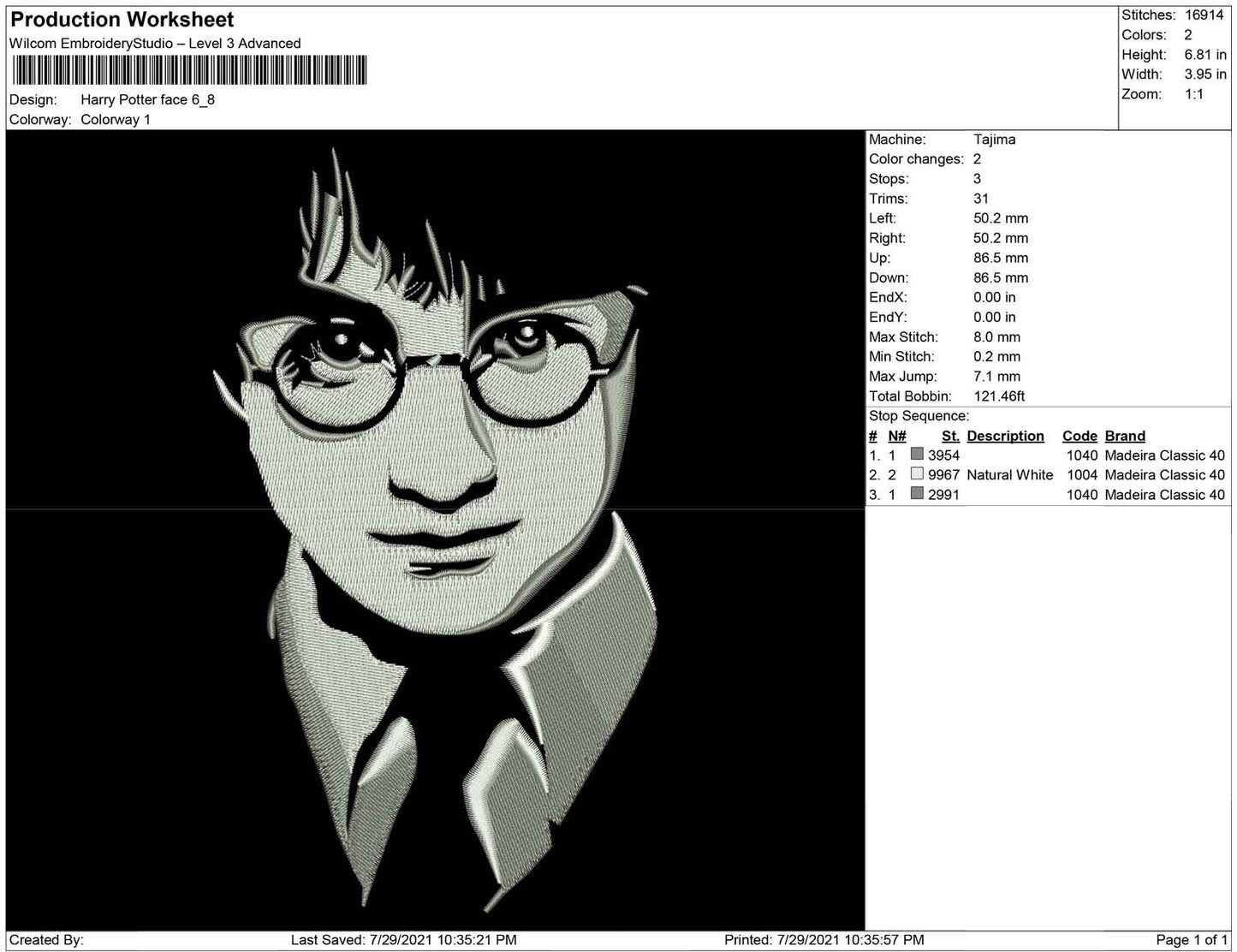 Harry Potter face