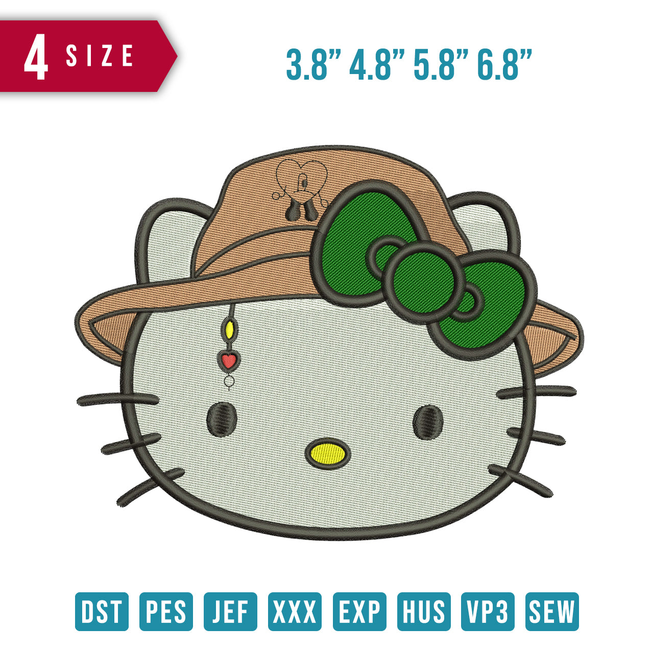 Hello kitty Bad bunny hat