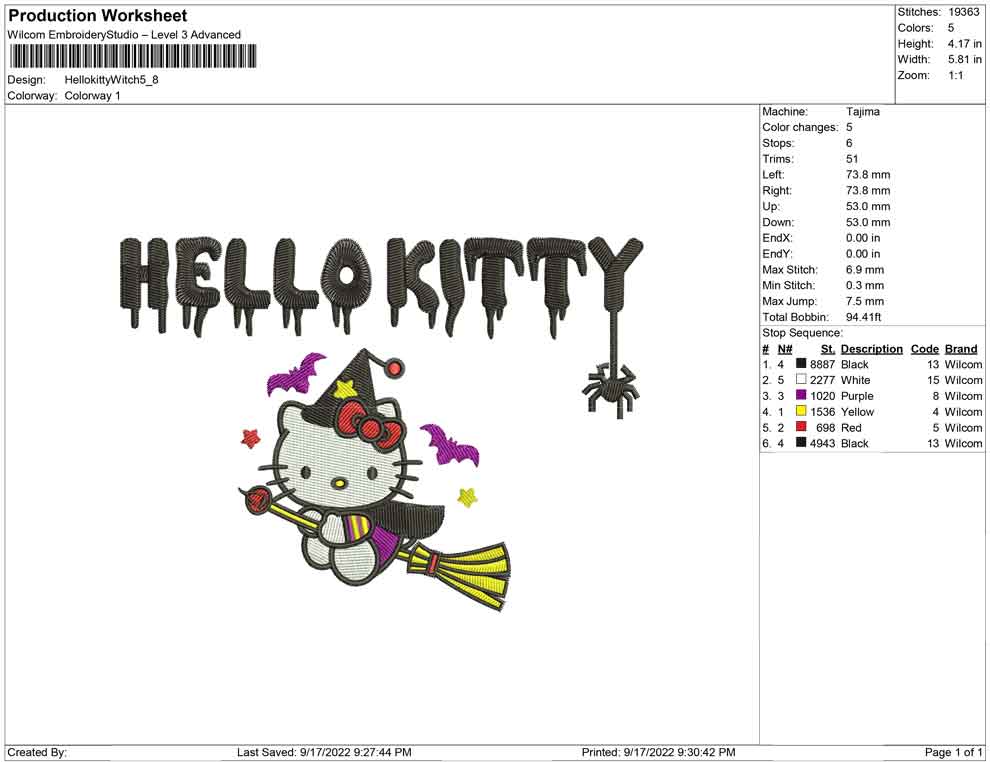 Hello kitty Witch