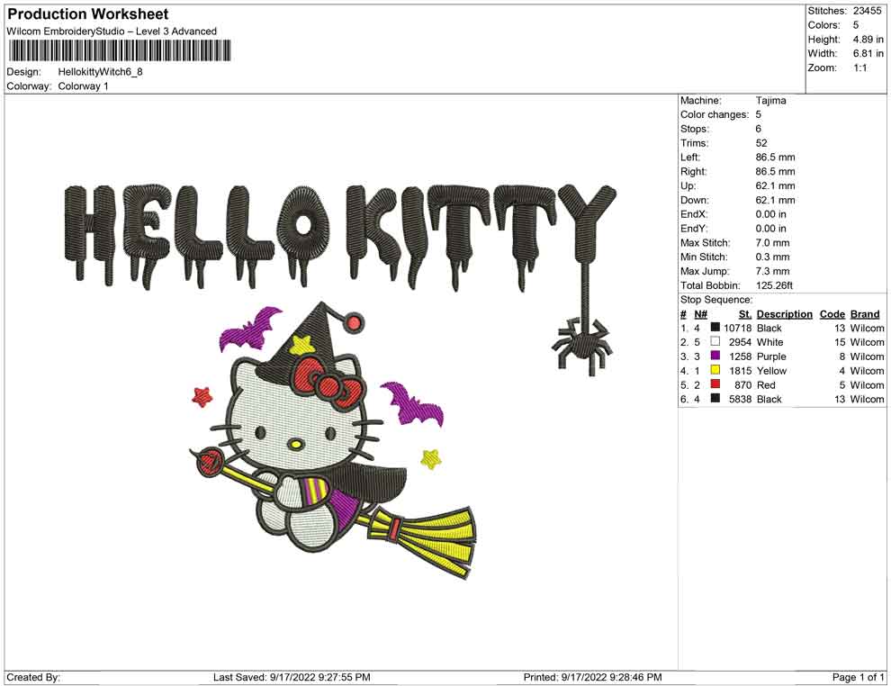 Hello kitty Witch