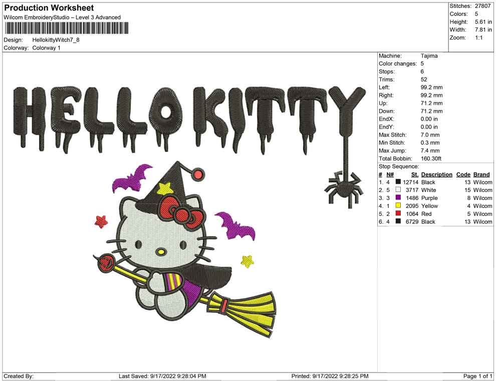 Hello kitty Witch