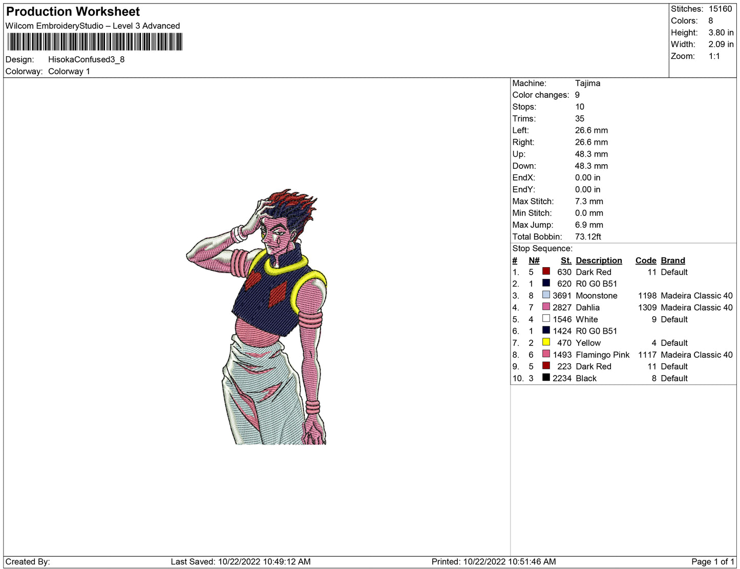 Hisoka confused