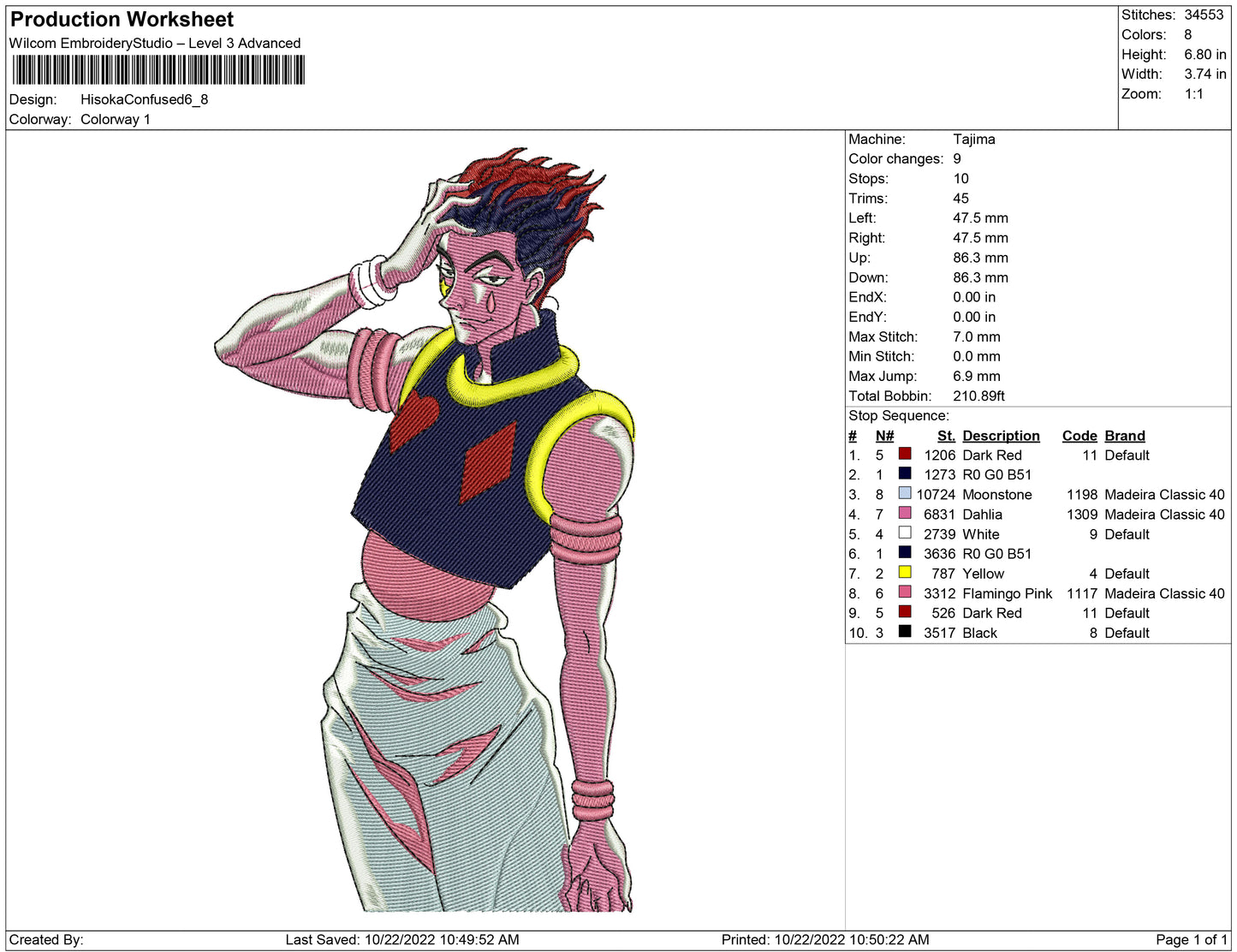 Hisoka confused