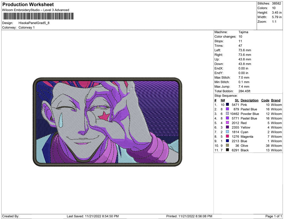 Hisoka Panel rounded