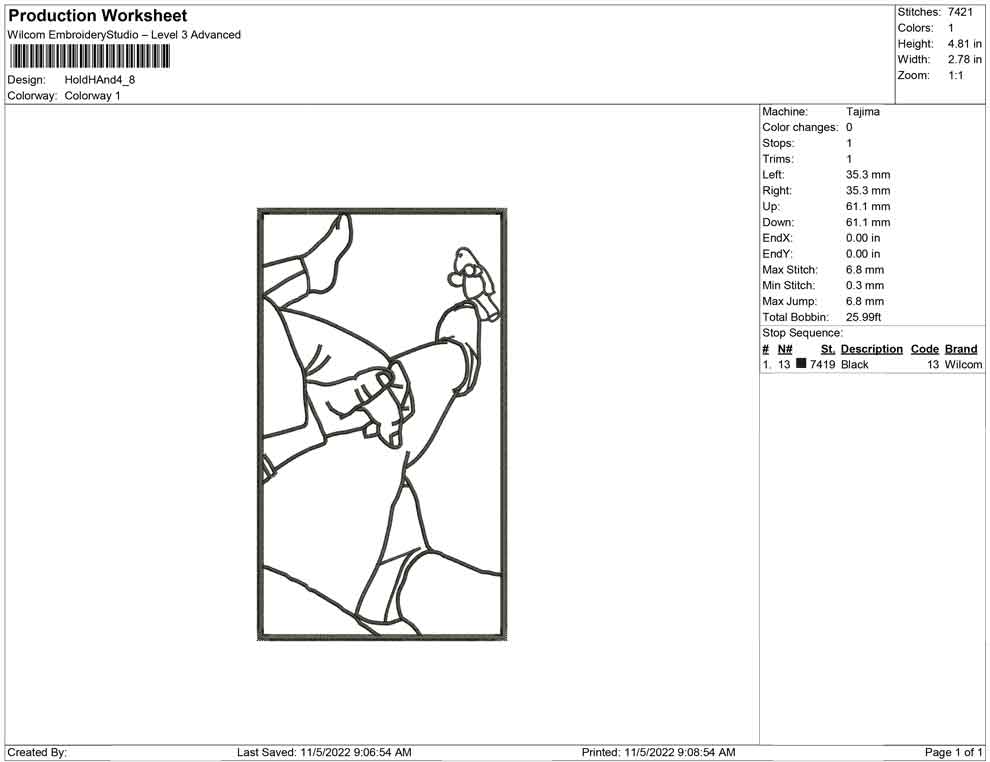 Hold Hand Line Art