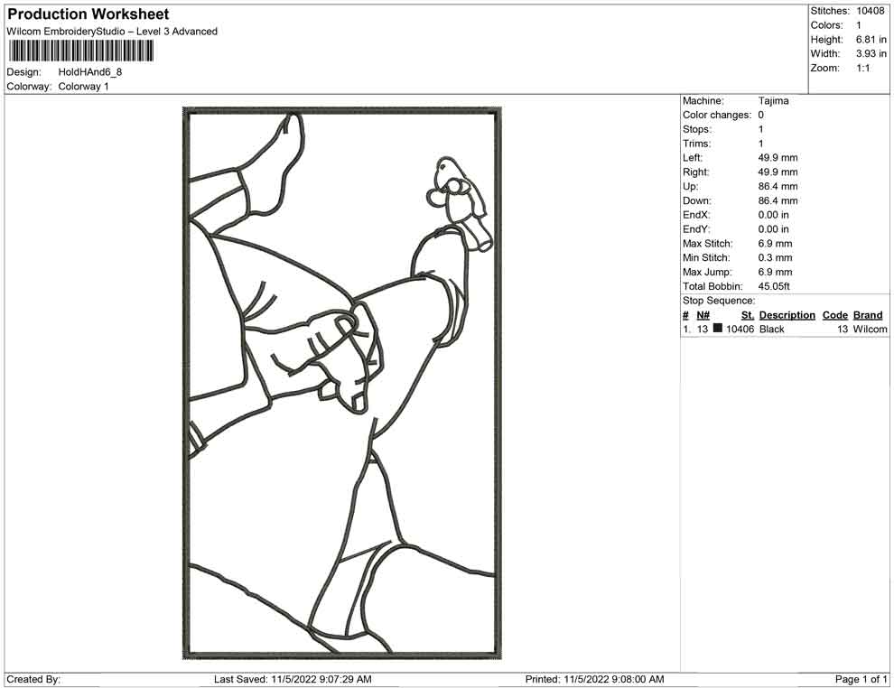 Hold Hand Line Art