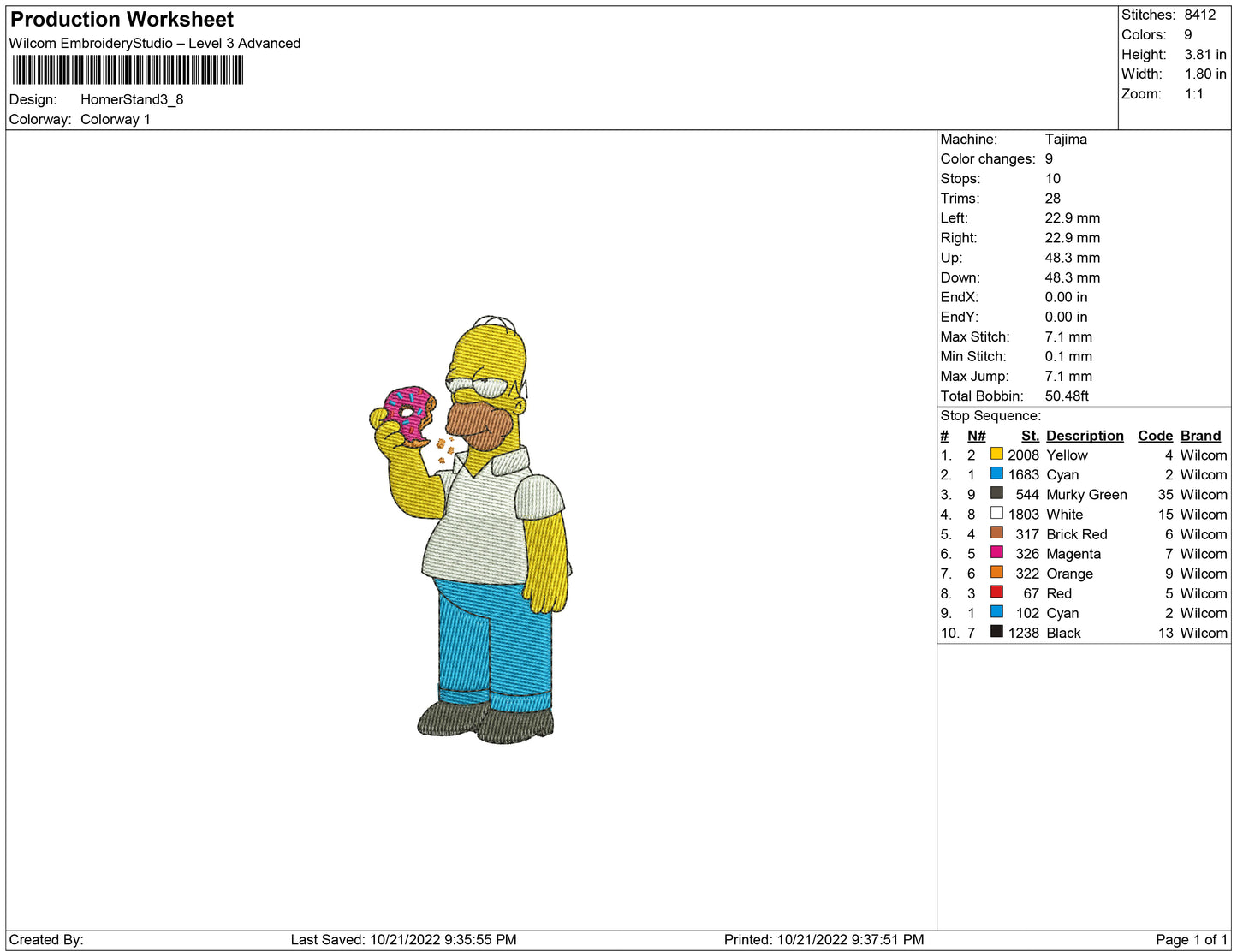 Homer stand