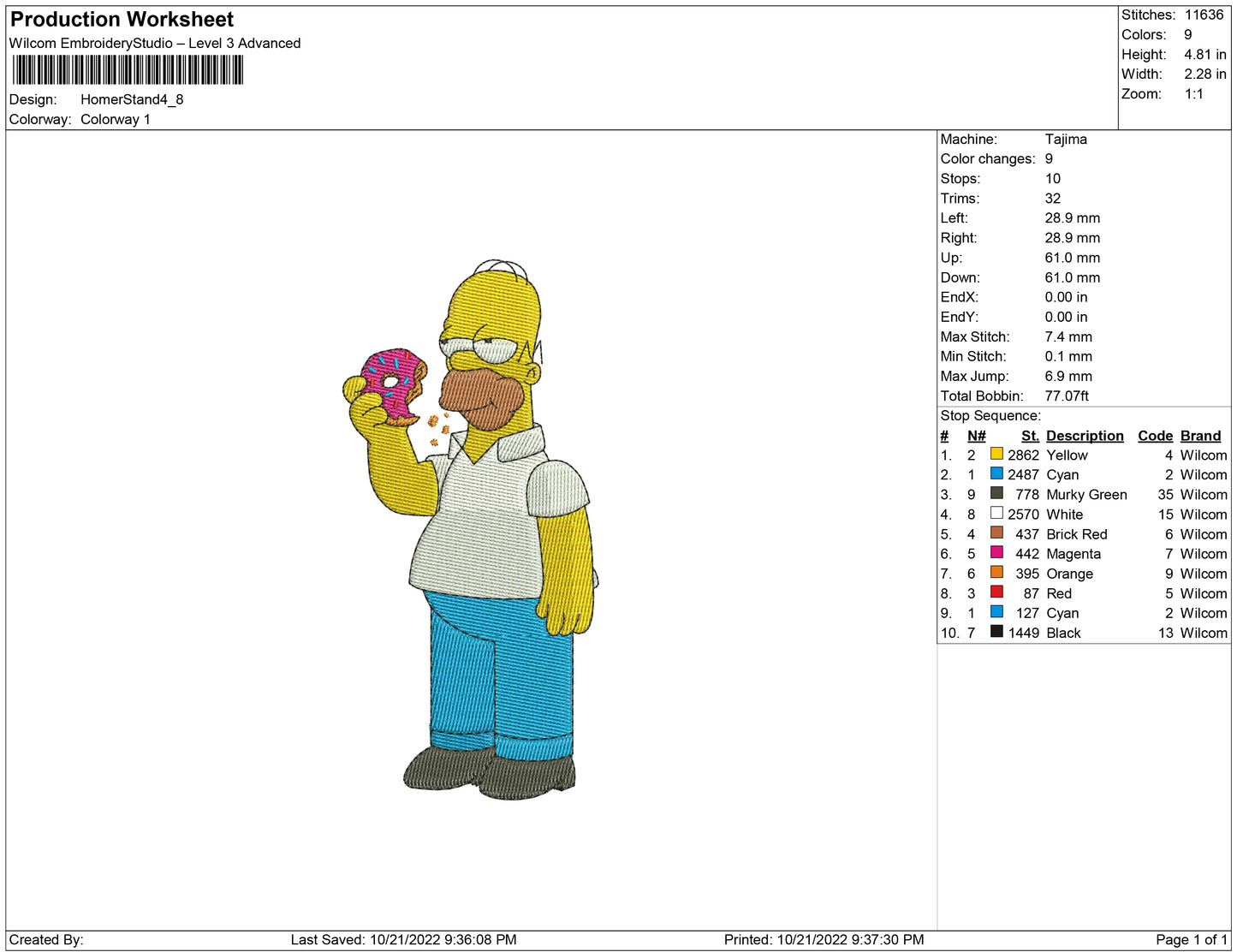 Homer stand