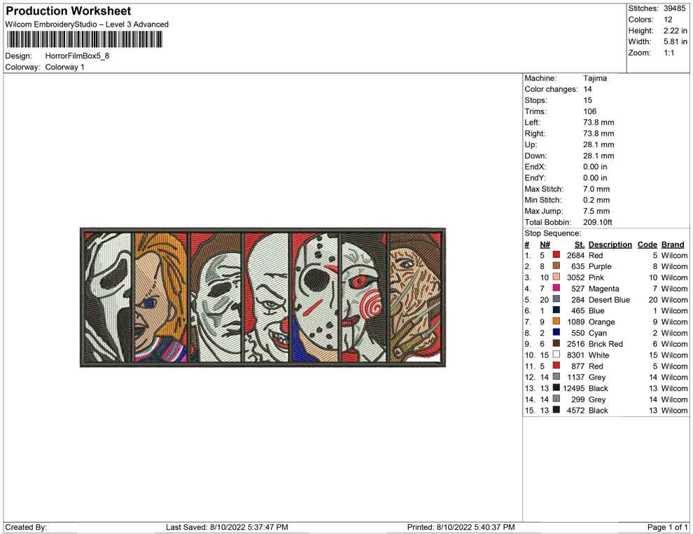 Horror Film box