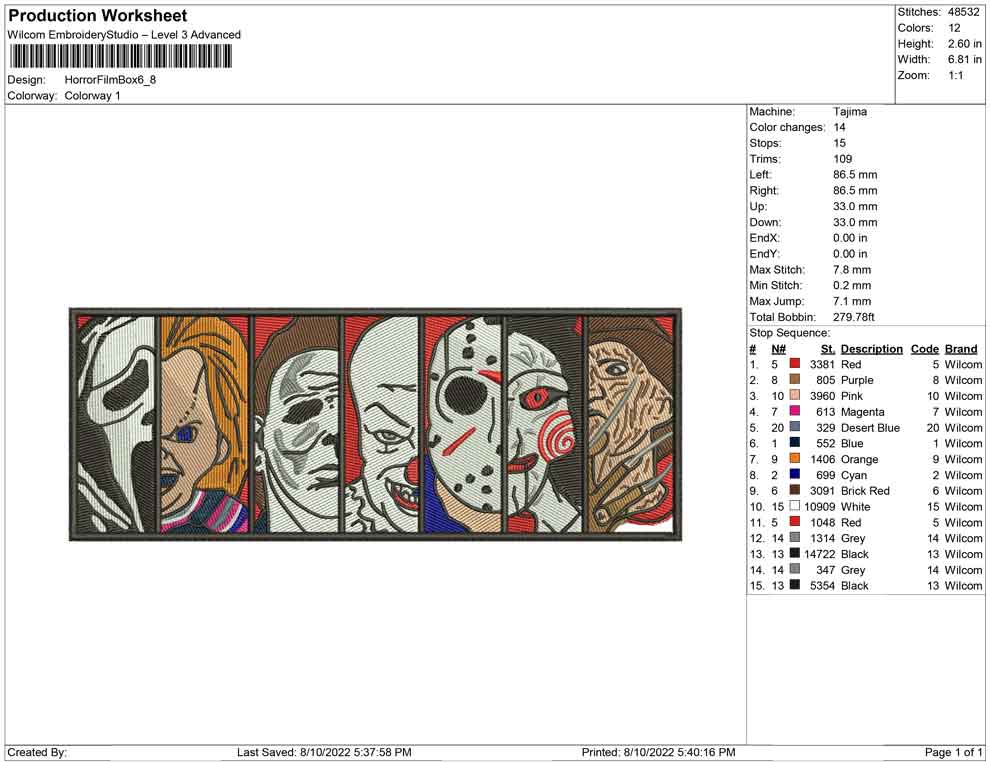Horror Film box