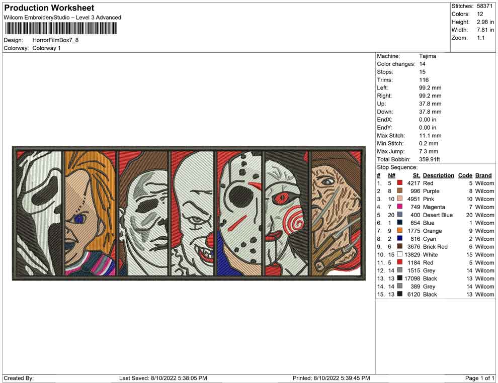 Horror Film box