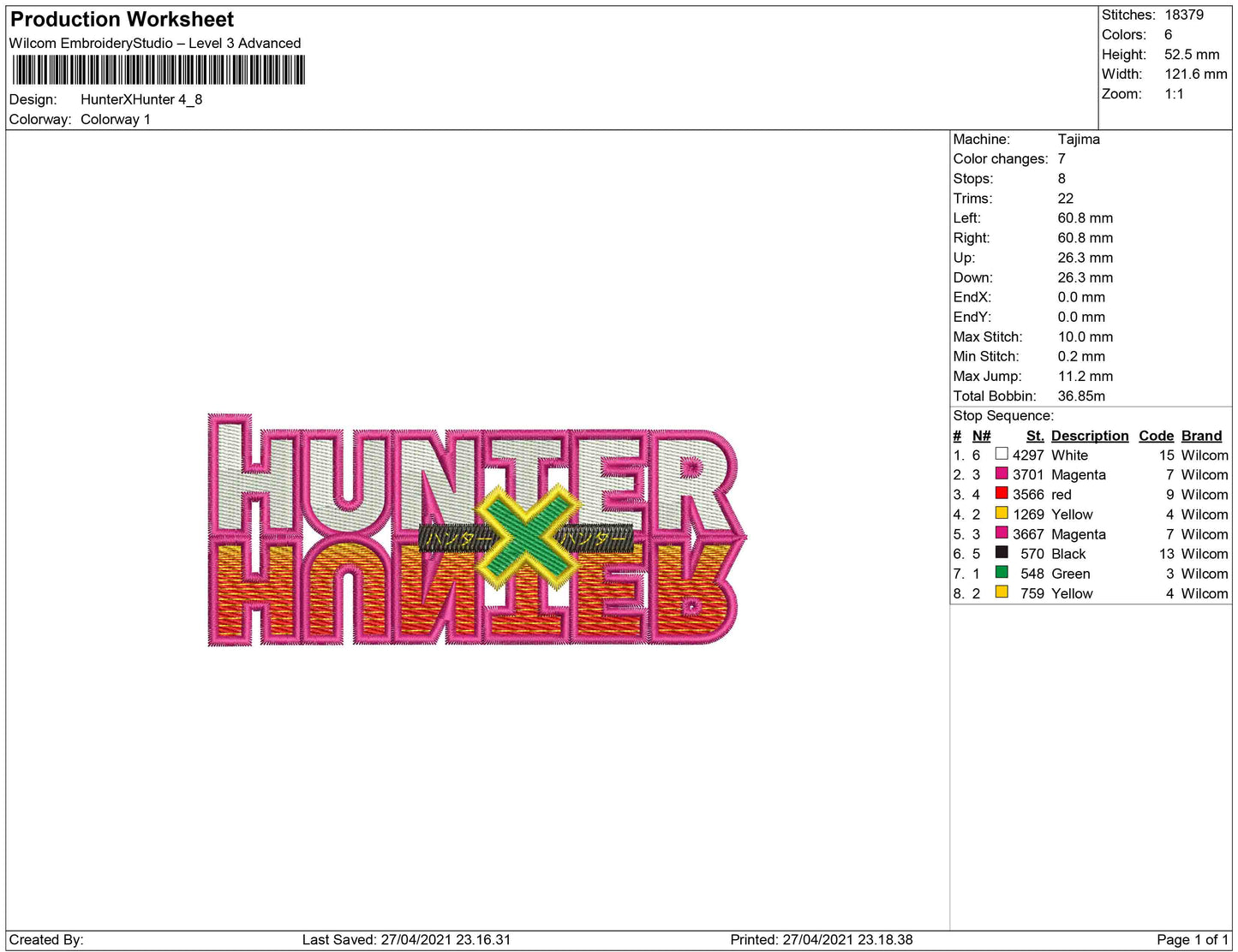 hunter x hunter typography