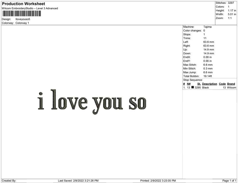 I love You so