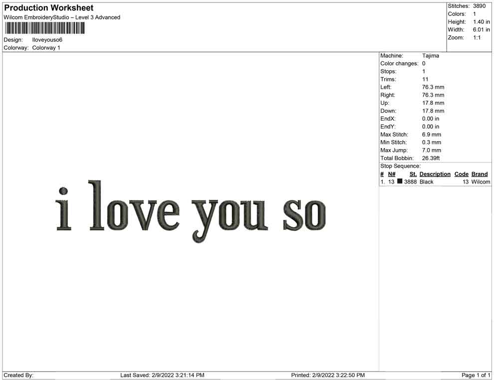 I love You so