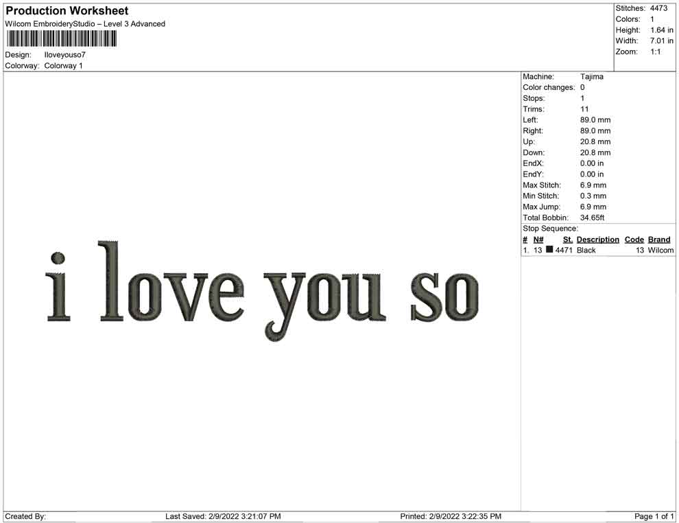 I love You so