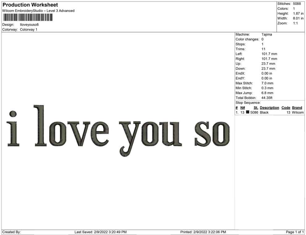 I love You so