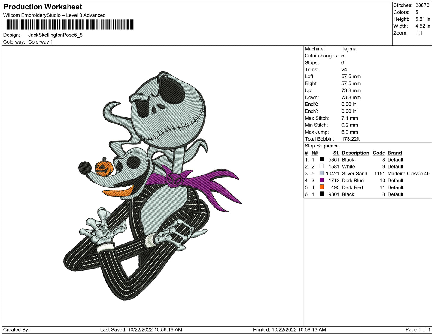 Jack Skellington Pose