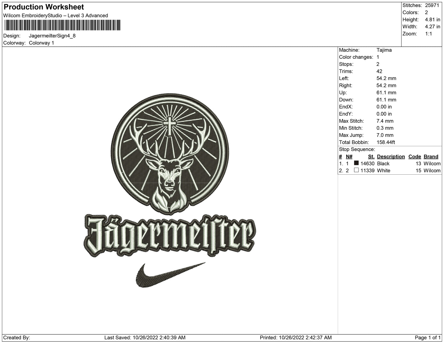 Jagermeilter Sign