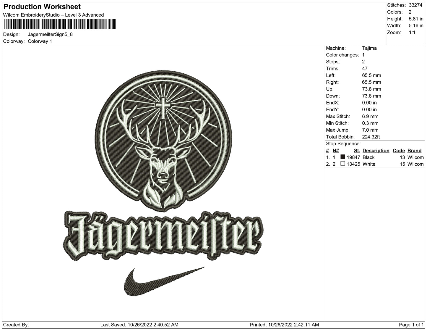 Jagermeilter Sign