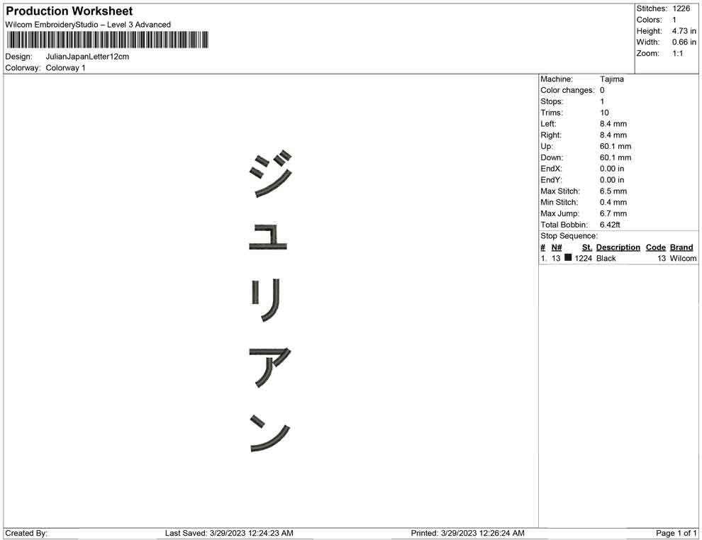 Julian Japan Letter