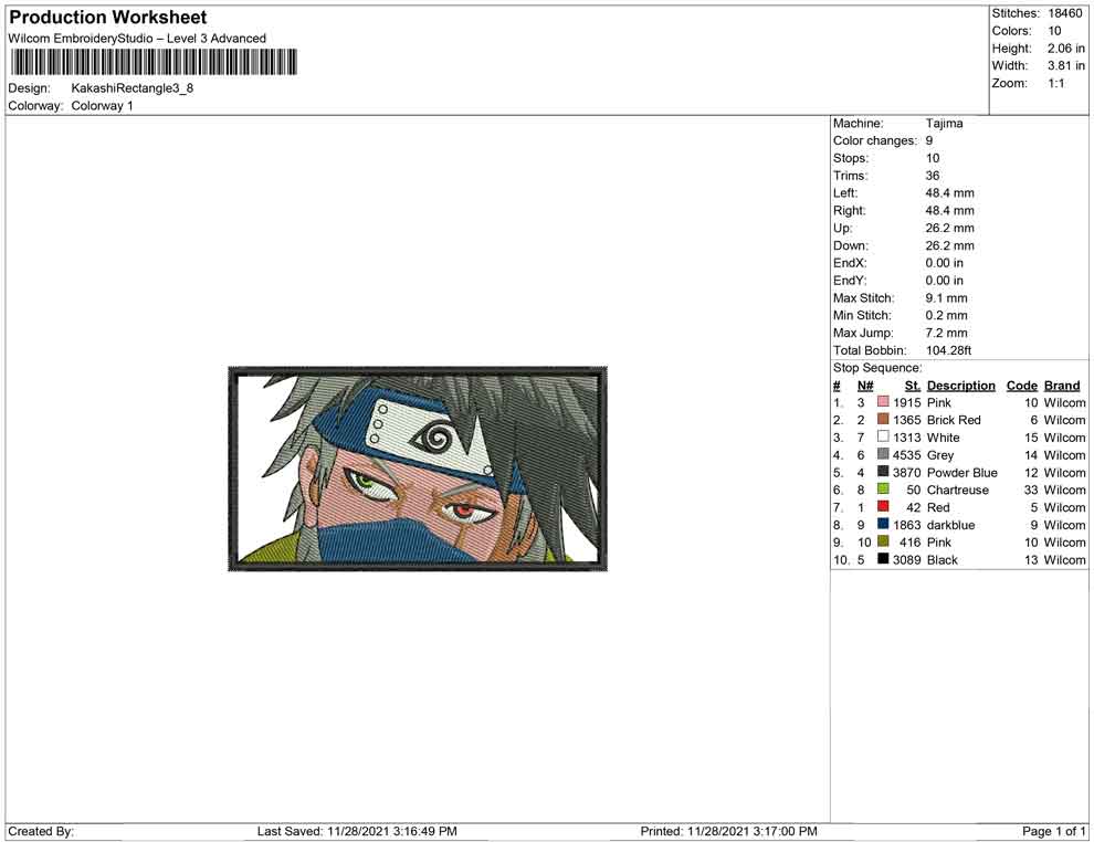Kakashi Rectangle B