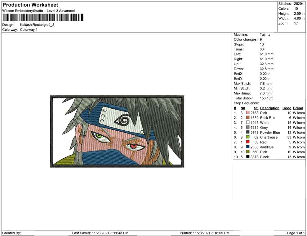 Kakashi Rectangle B