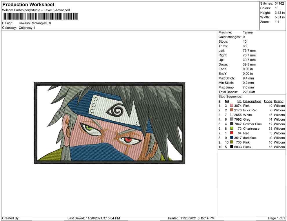 Kakashi Rechteck B