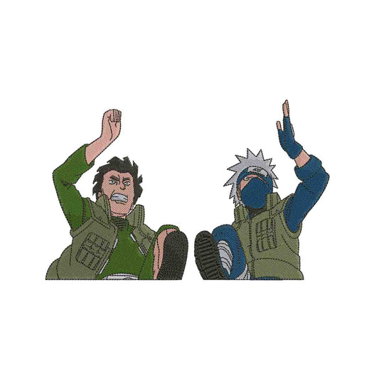 Kakashi and guy No BG