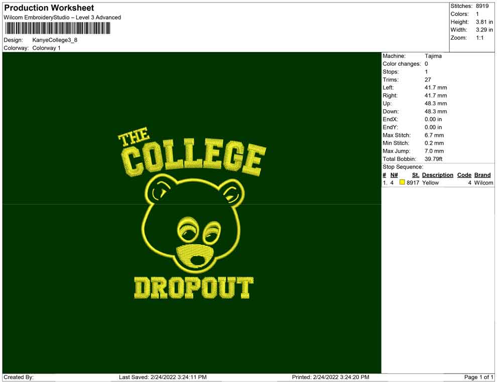 Kanye College Drop out