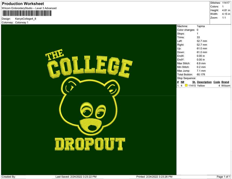 Kanye College Drop out