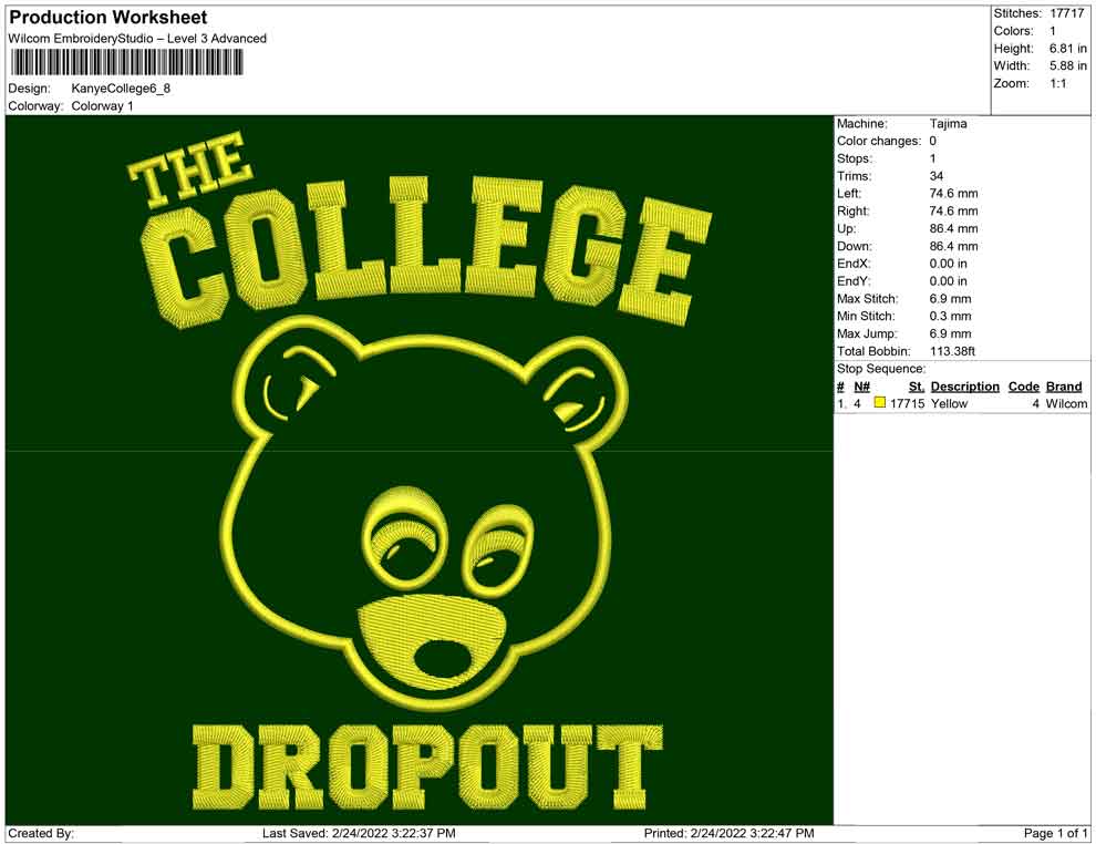 Kanye College Drop out