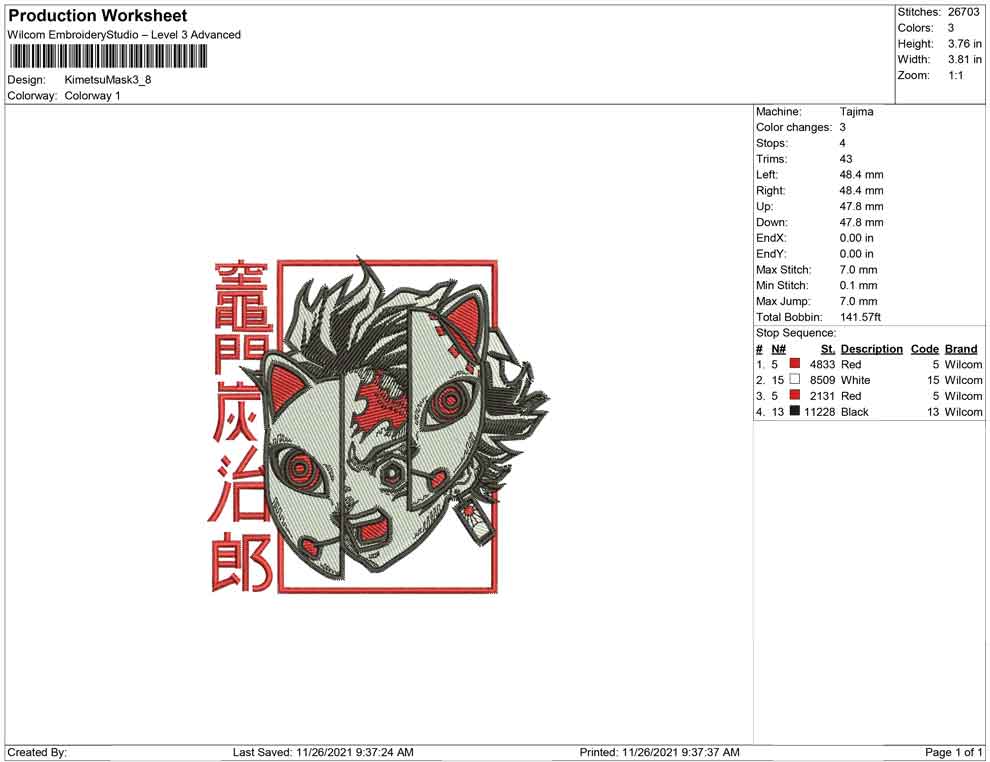 Kimetsu mask