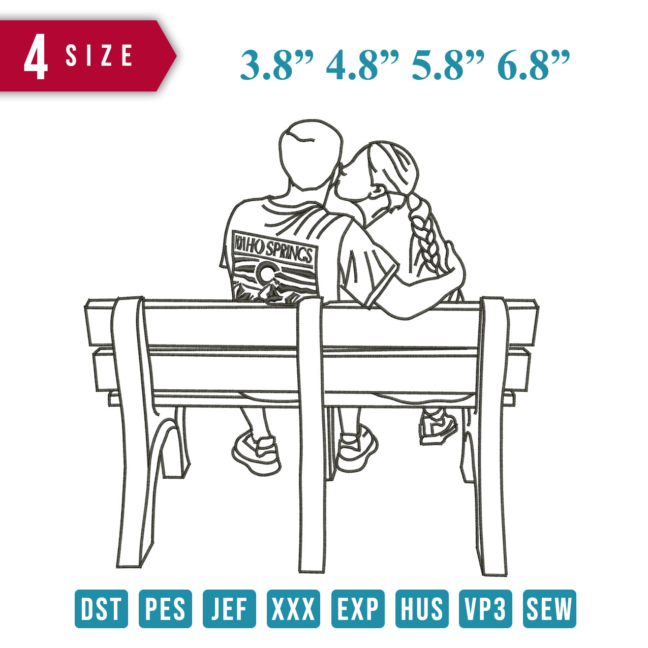 Kiss on the chair