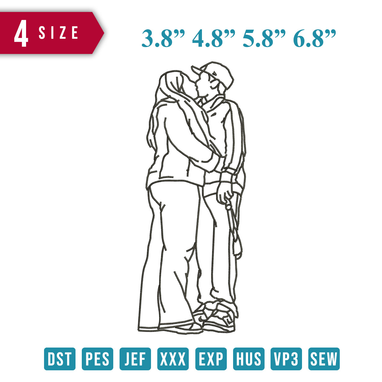 Kiss Outline