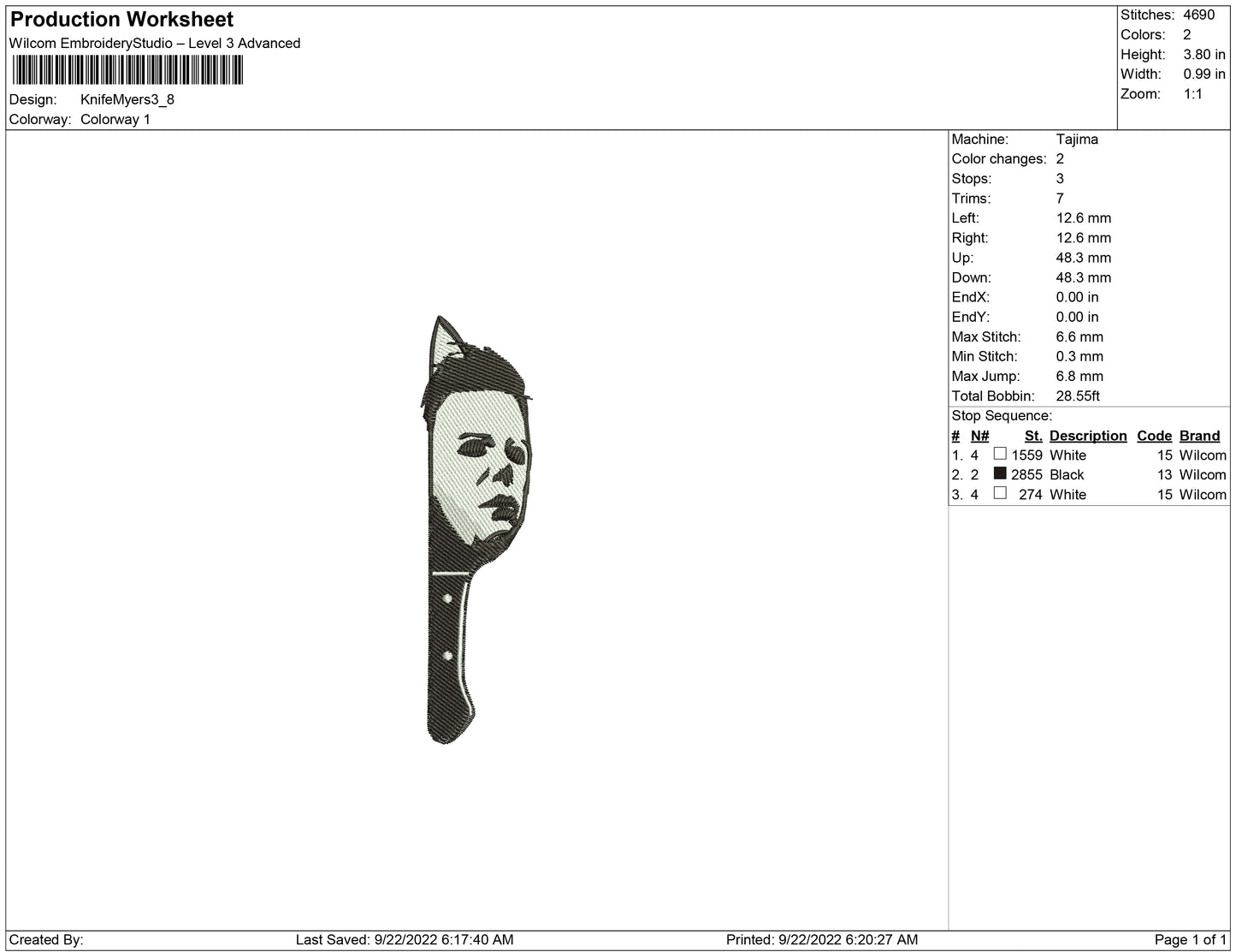 Knife myers