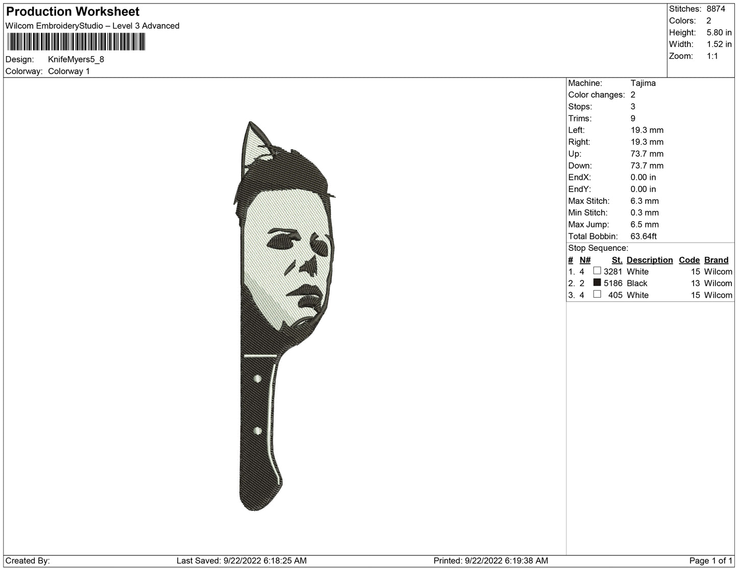 Knife myers