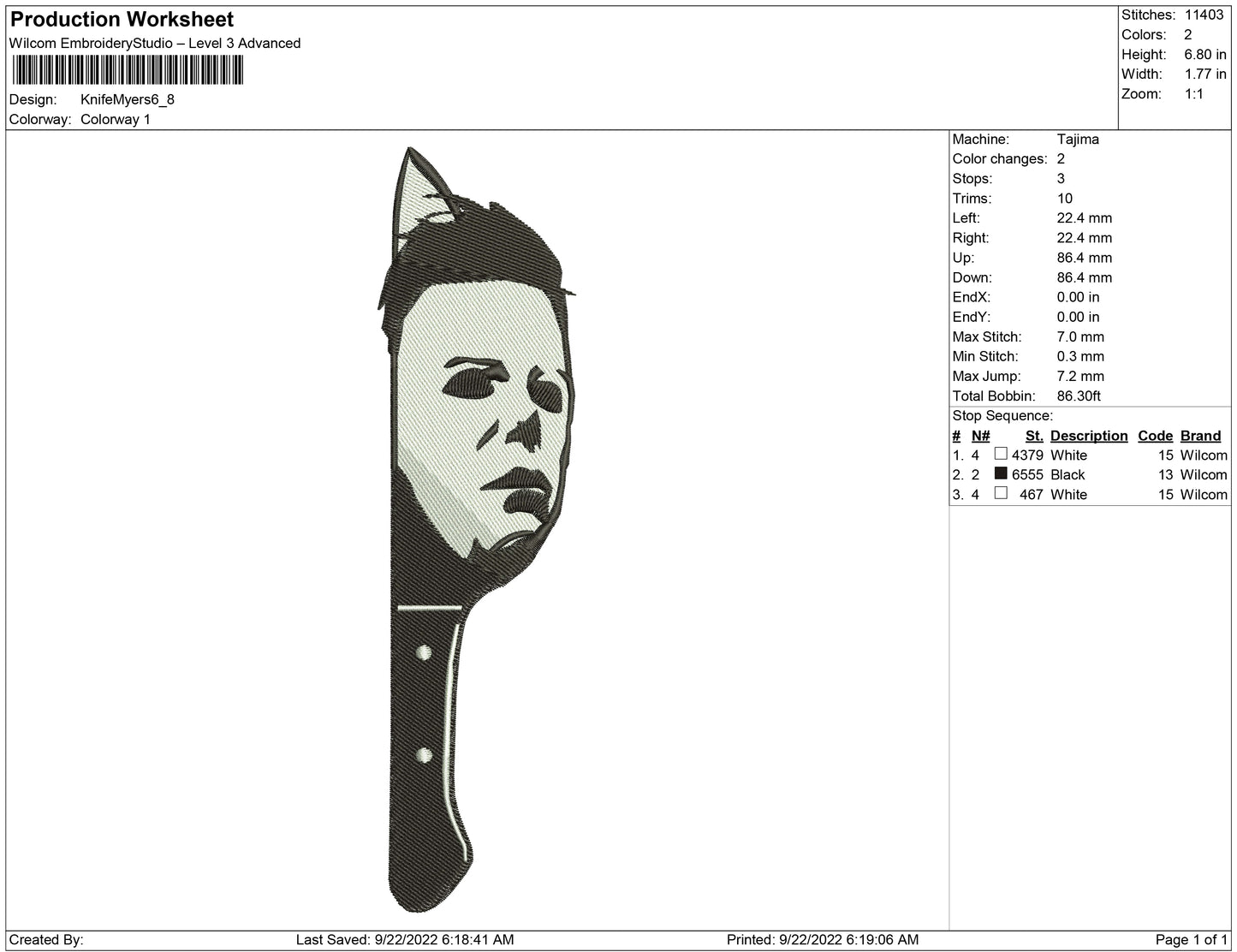Knife myers