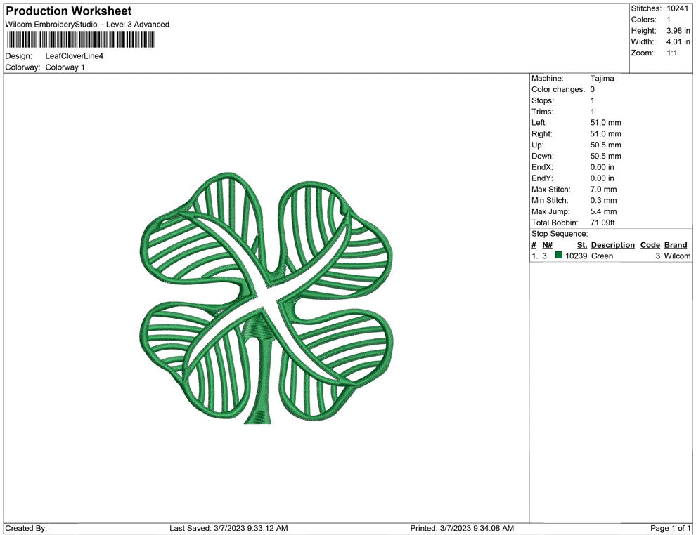 Leaf Clover Line