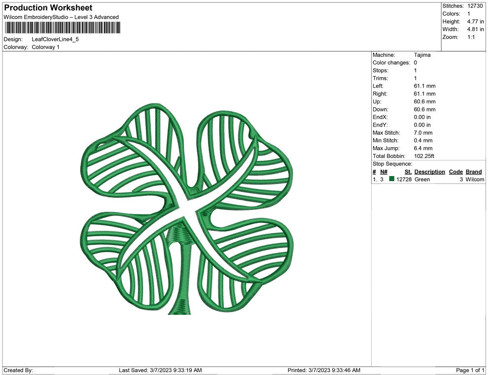 Leaf Clover Line