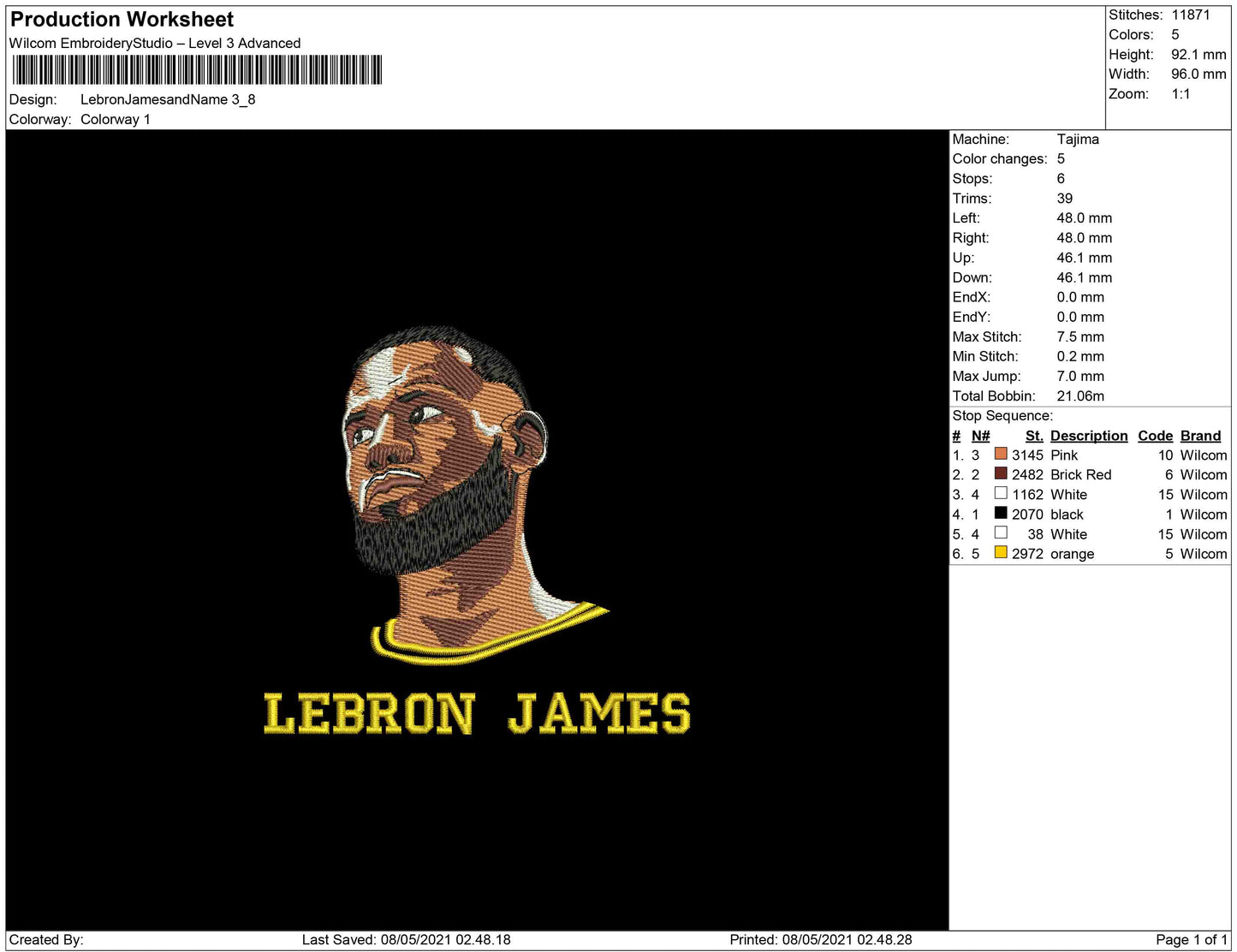 Lebron James and Name