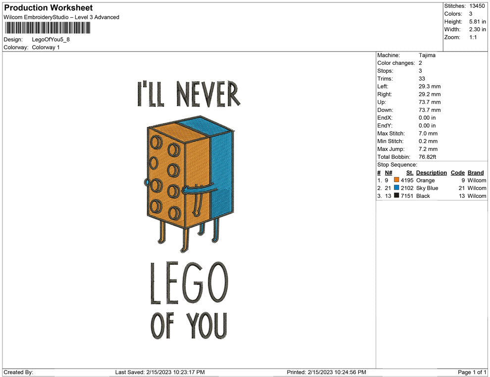Lego of you