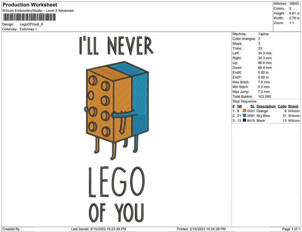 Lego of you